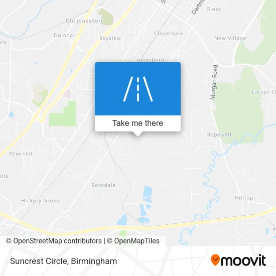 Suncrest Circle map