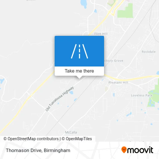 Thomason Drive map