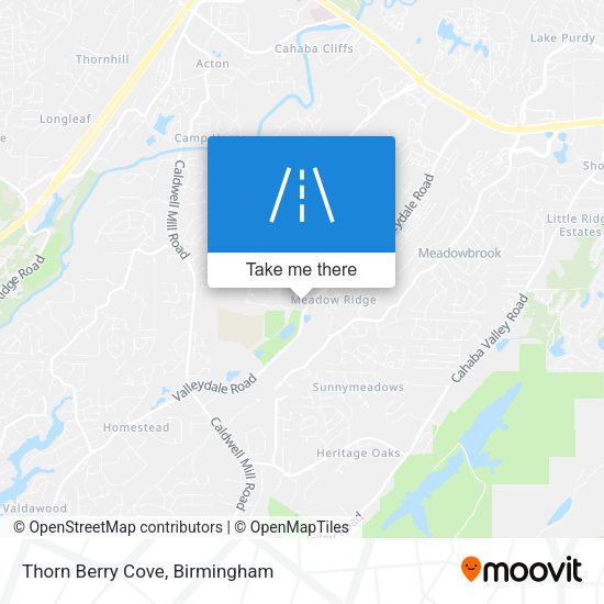 Thorn Berry Cove map