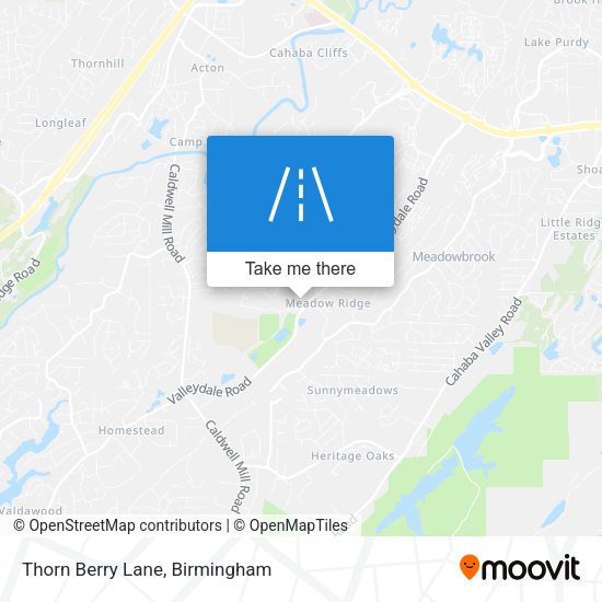 Thorn Berry Lane map