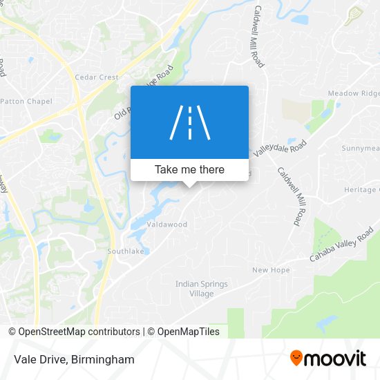 Mapa de Vale Drive