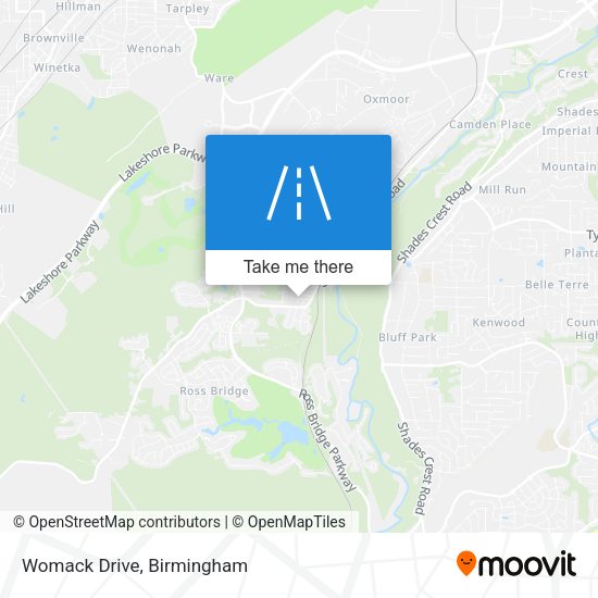 Womack Drive map