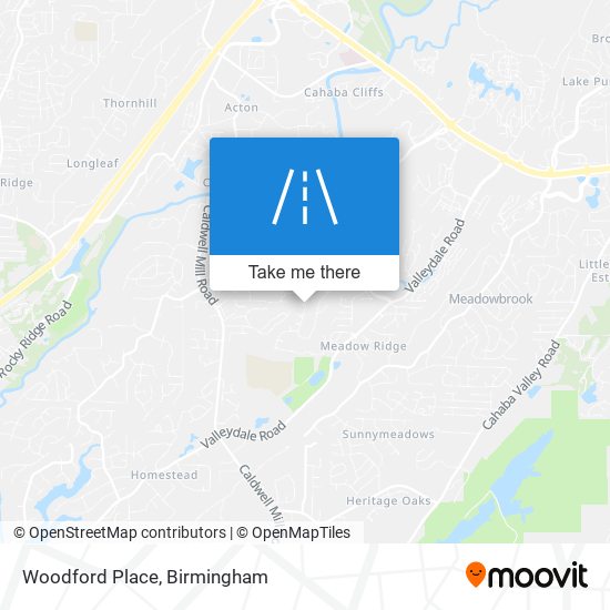 Woodford Place map