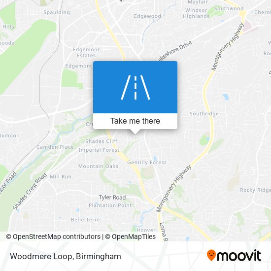 Woodmere Loop map