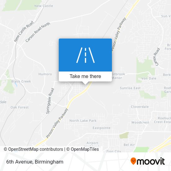 Mapa de 6th Avenue