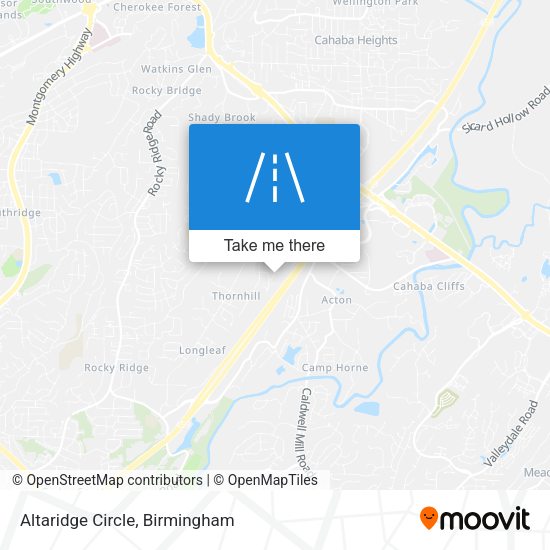 Altaridge Circle map