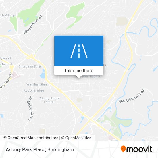 Asbury Park Place map