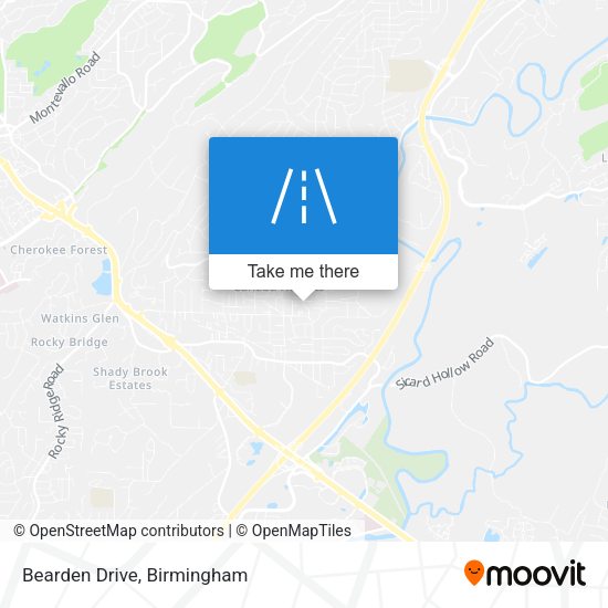 Mapa de Bearden Drive