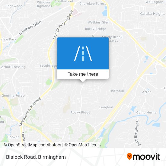 Mapa de Blalock Road