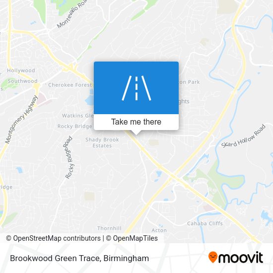 Mapa de Brookwood Green Trace