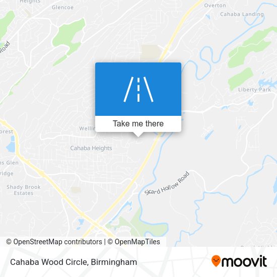 Mapa de Cahaba Wood Circle