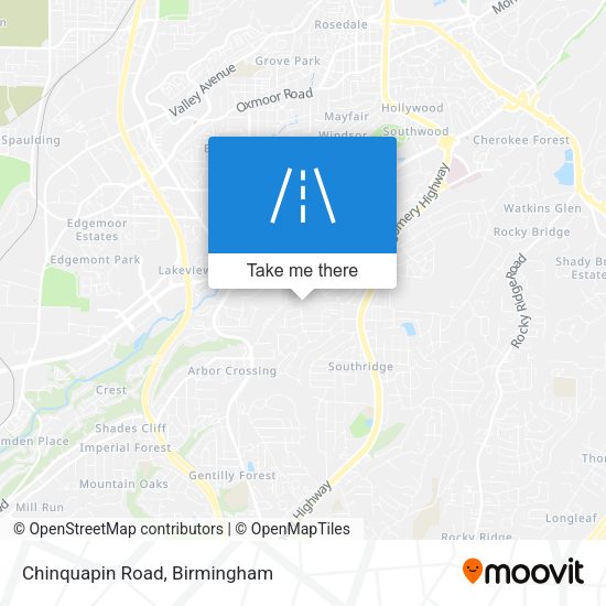 Mapa de Chinquapin Road