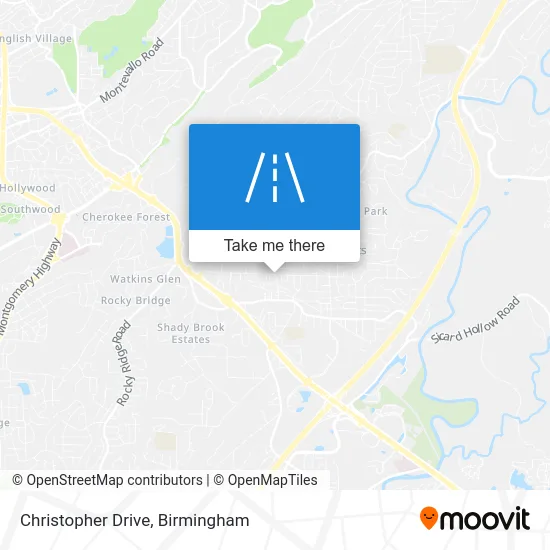 Christopher Drive map