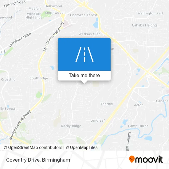 Coventry Drive map
