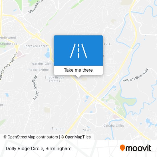 Mapa de Dolly Ridge Circle