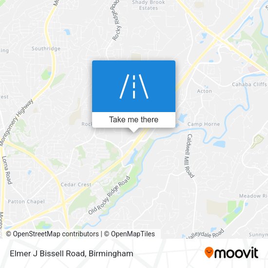 Elmer J Bissell Road map