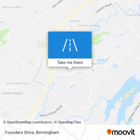 Mapa de Founders Drive