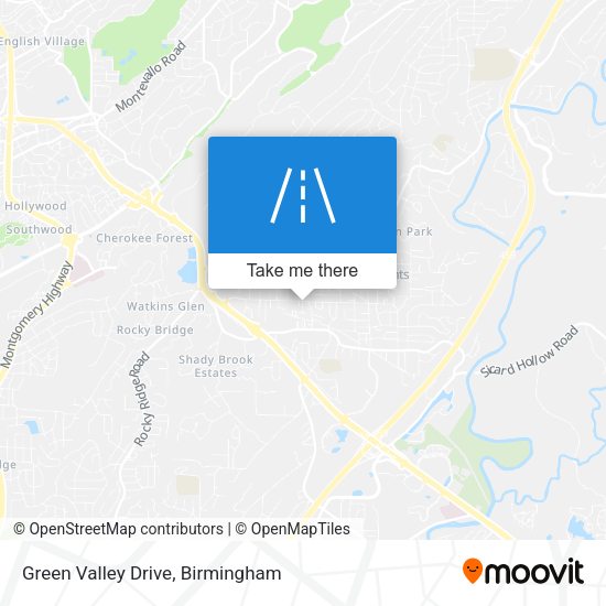 Green Valley Drive map