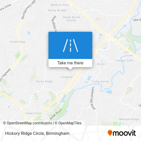 Hickory Ridge Circle map