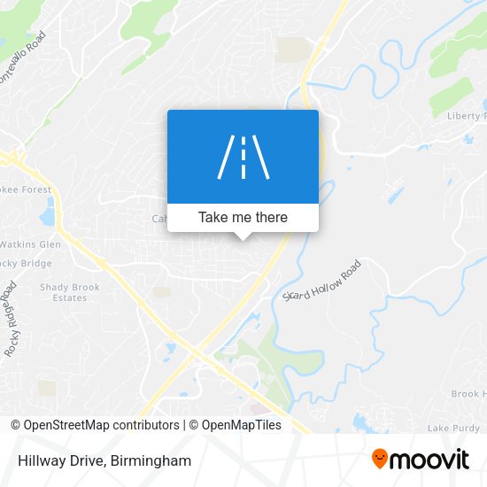 Mapa de Hillway Drive