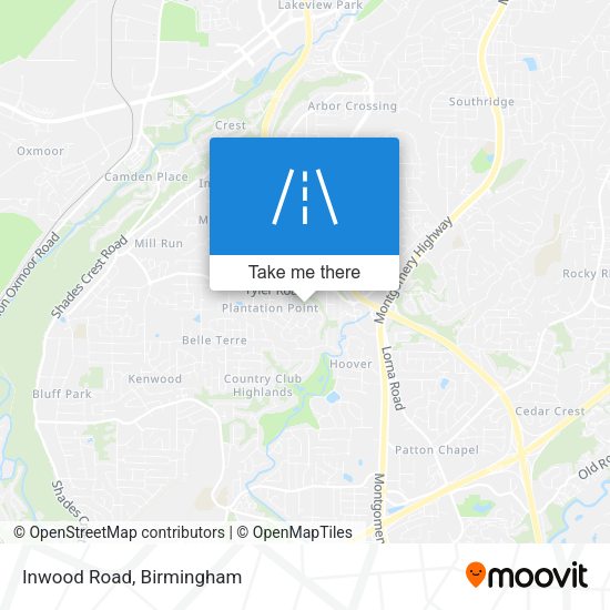 Mapa de Inwood Road