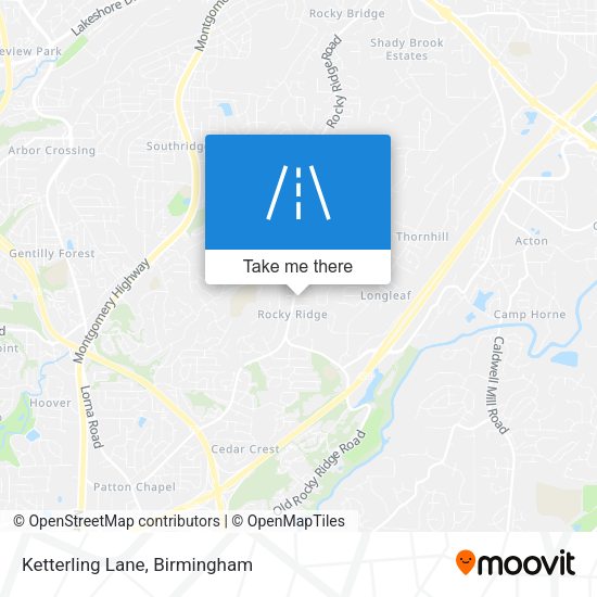 Ketterling Lane map