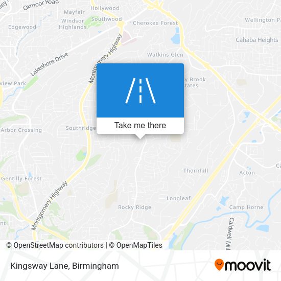 Mapa de Kingsway Lane