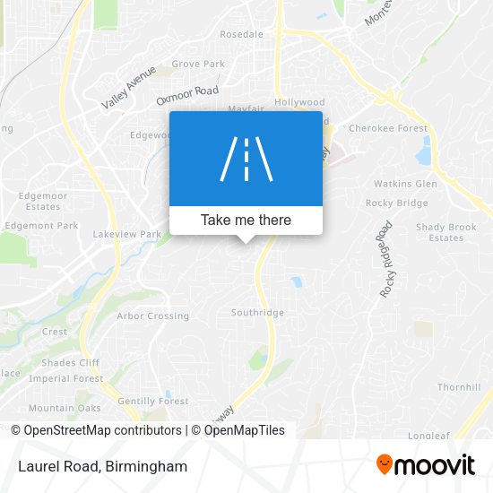 Mapa de Laurel Road