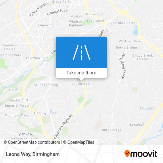 Mapa de Leona Way