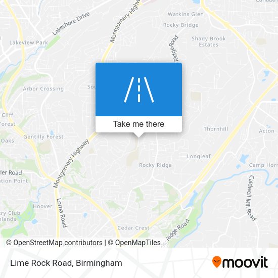 Mapa de Lime Rock Road