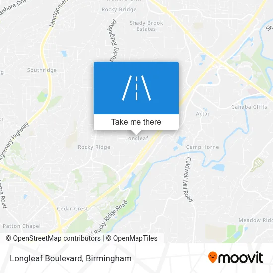 Longleaf Boulevard map