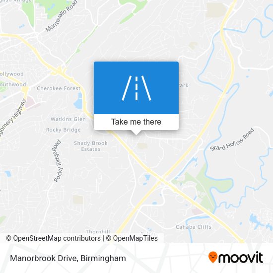 Manorbrook Drive map