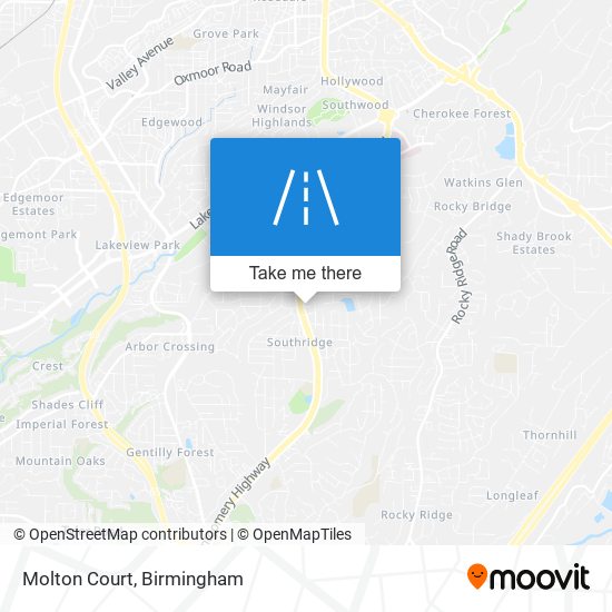 Molton Court map