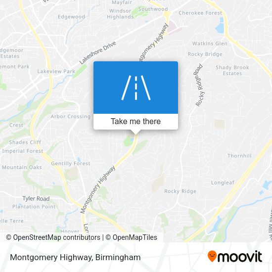 Mapa de Montgomery Highway