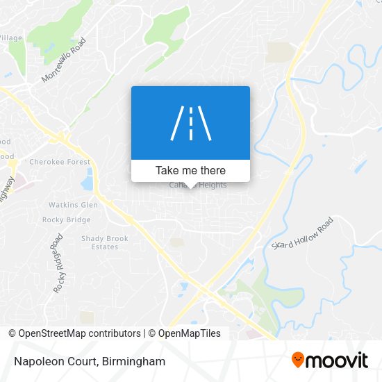 Mapa de Napoleon Court