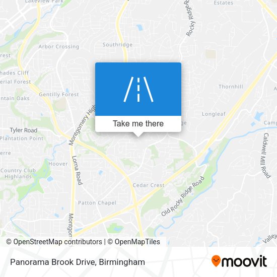 Panorama Brook Drive map