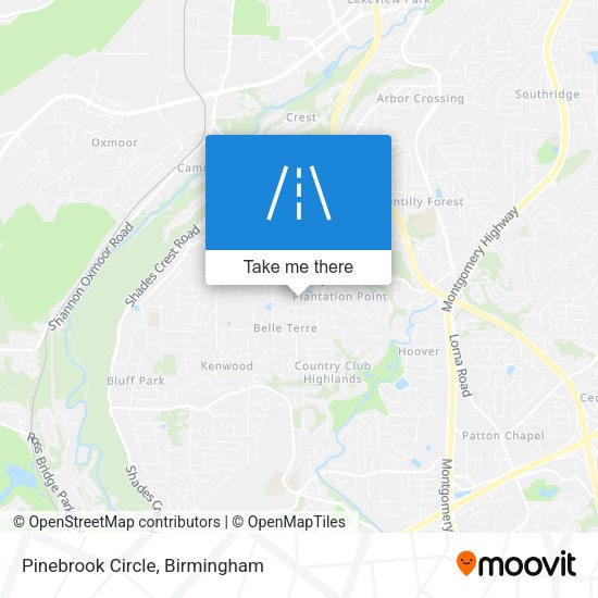 Mapa de Pinebrook Circle