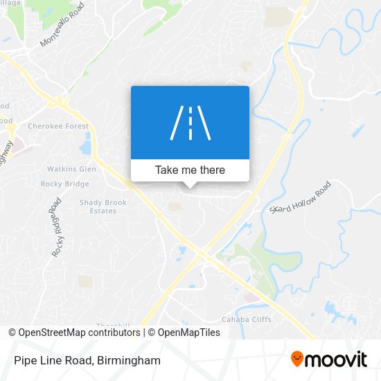 Mapa de Pipe Line Road