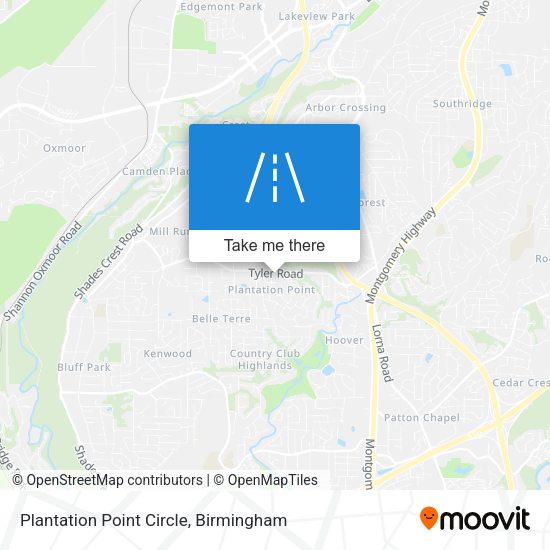 Mapa de Plantation Point Circle