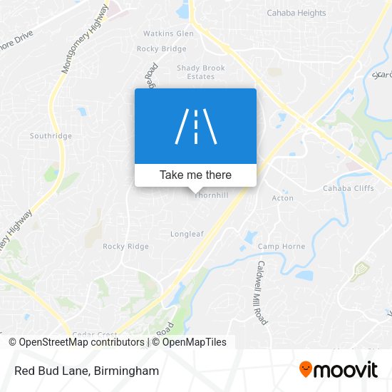 Mapa de Red Bud Lane
