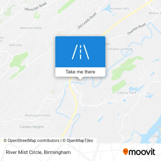 River Mist Circle map