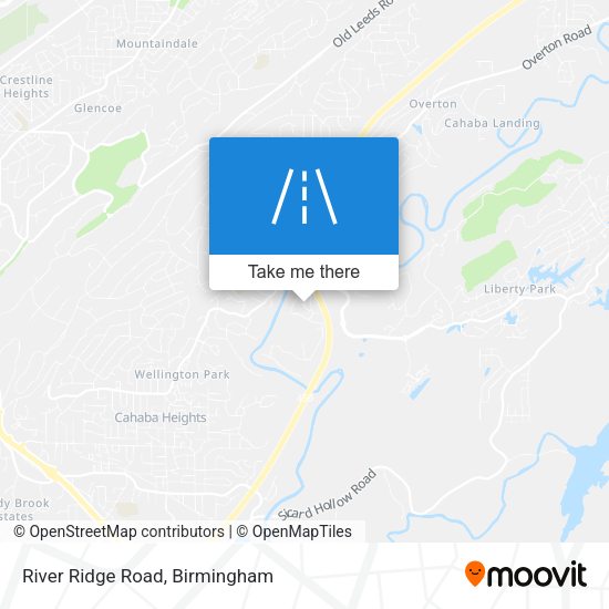 River Ridge Road map