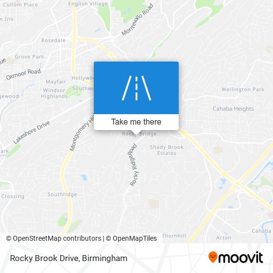 Rocky Brook Drive map