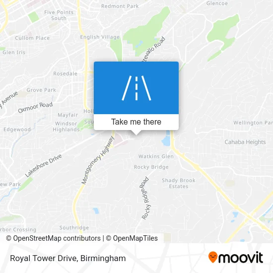 Royal Tower Drive map