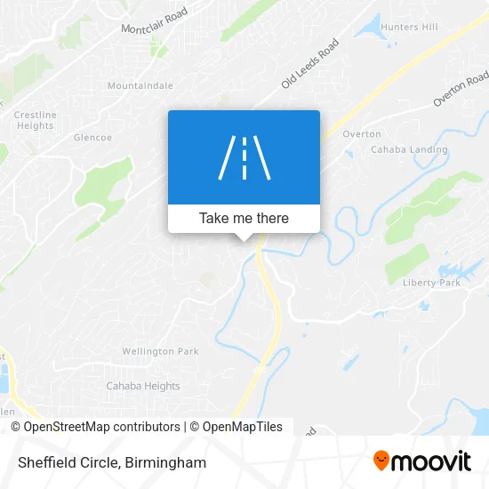 Sheffield Circle map