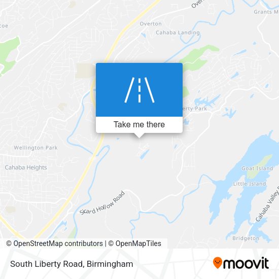 South Liberty Road map