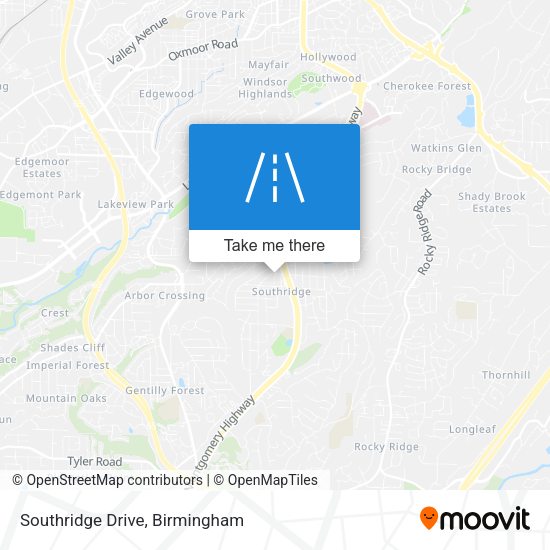 Mapa de Southridge Drive