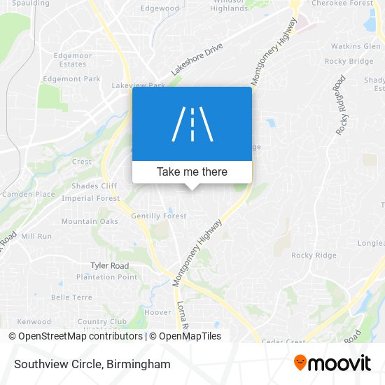 Southview Circle map