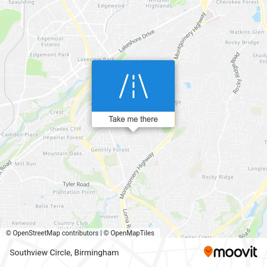 Southview Circle map