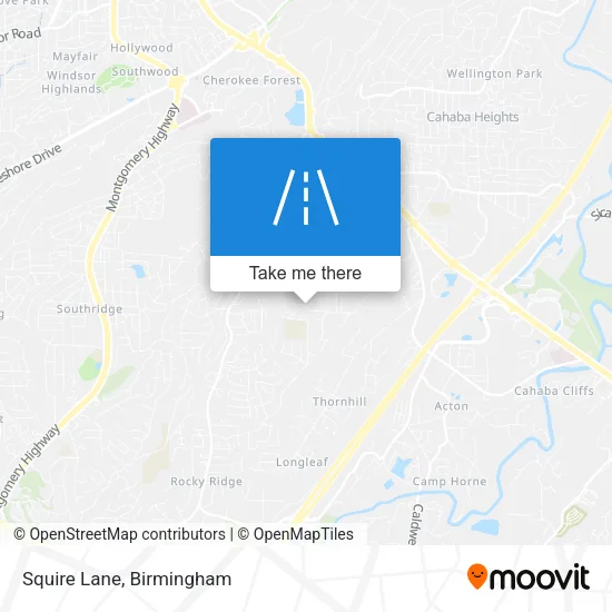 Squire Lane map